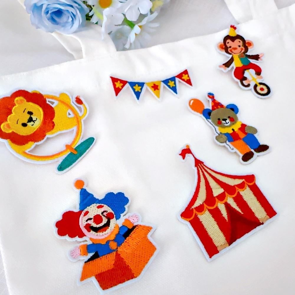 【皮卡布】i20 馬戲團 小丑 布貼 徽章 布貼紙 布章 臂章燙 刺繡布貼 刺繡布貼 熨燙布貼 魔鬼氈布章 Patch-細節圖3