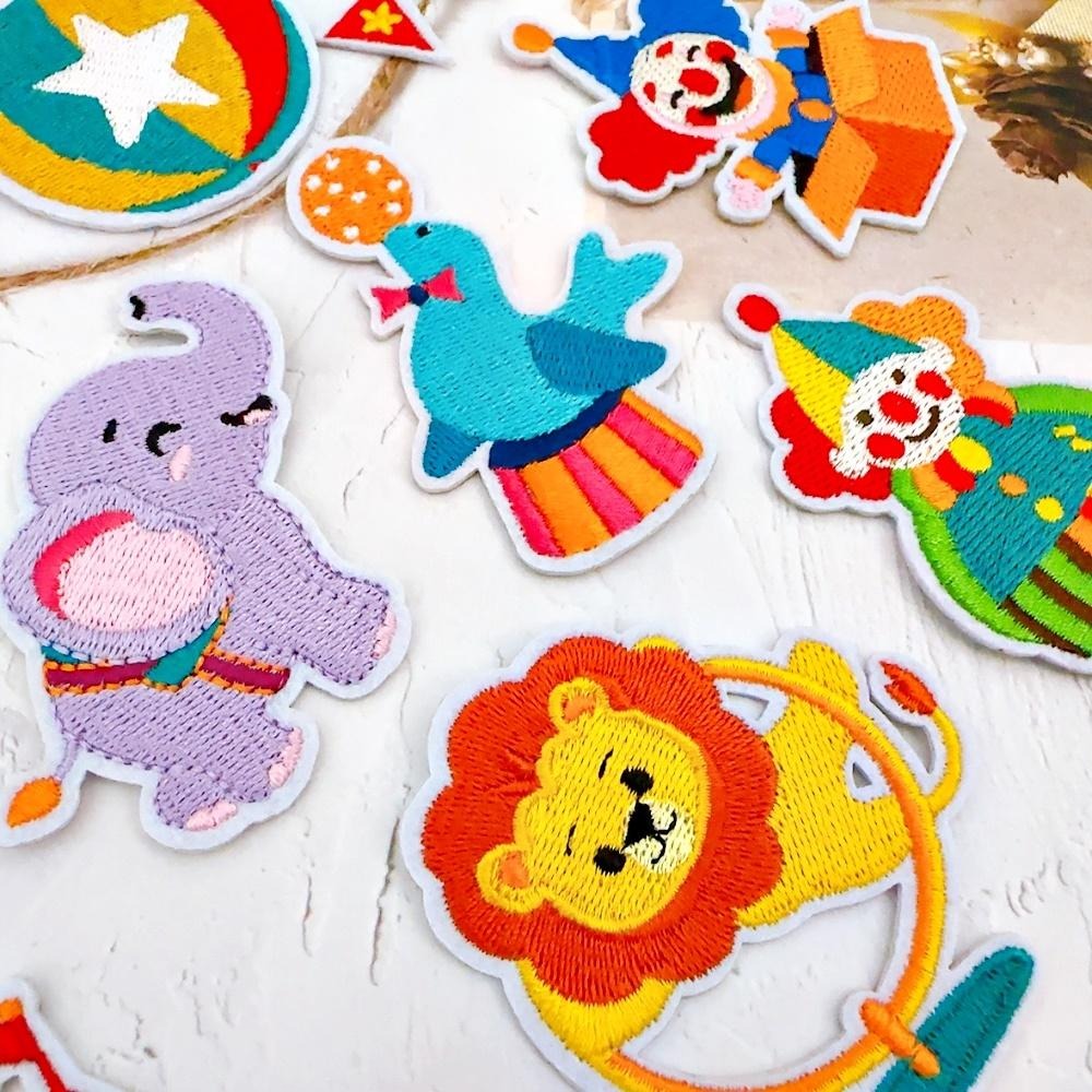 【皮卡布】i20 馬戲團 小丑 布貼 徽章 布貼紙 布章 臂章燙 刺繡布貼 刺繡布貼 熨燙布貼 魔鬼氈布章 Patch-細節圖7