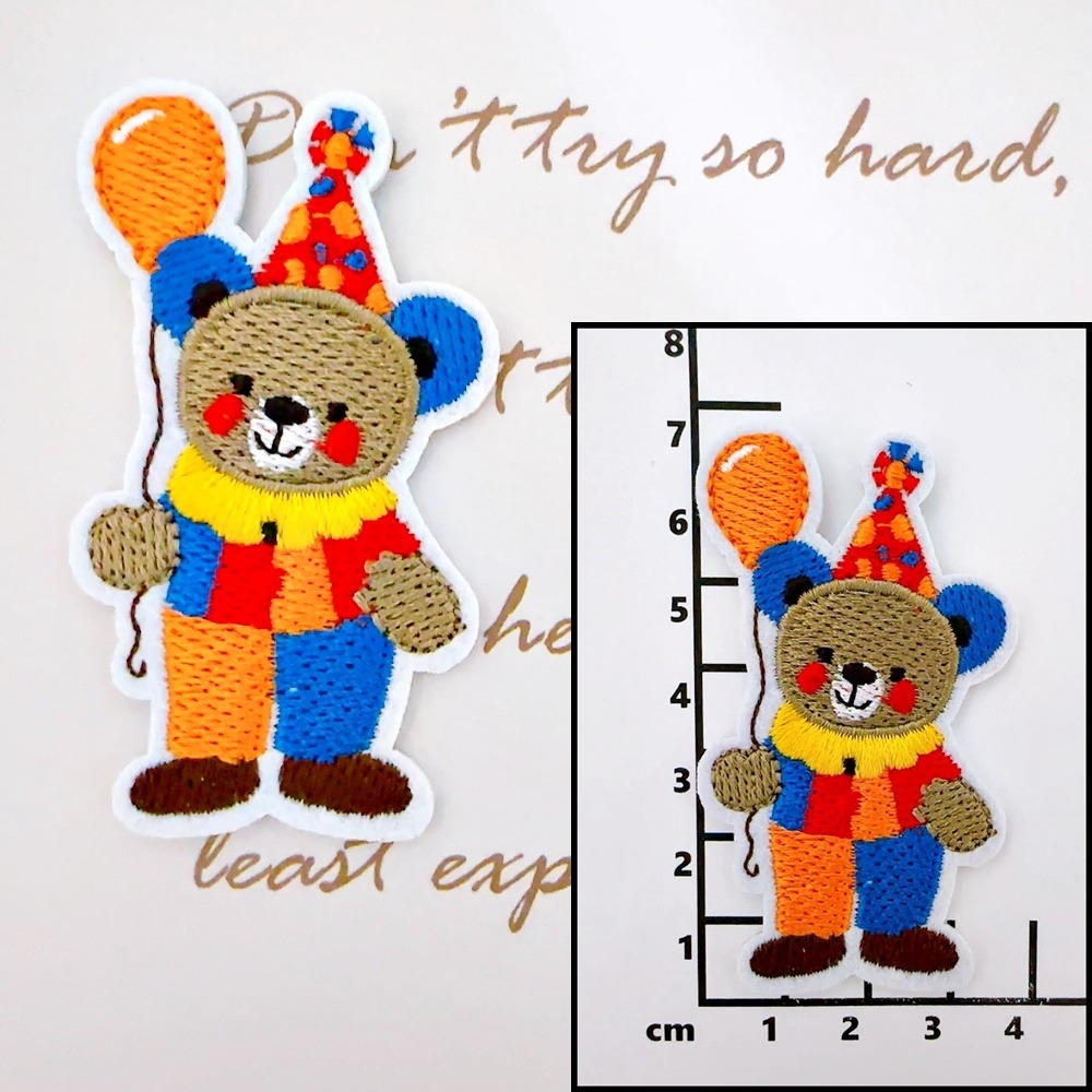 【皮卡布】i20 馬戲團 小丑 布貼 徽章 布貼紙 布章 臂章燙 刺繡布貼 刺繡布貼 熨燙布貼 魔鬼氈布章 Patch-規格圖9