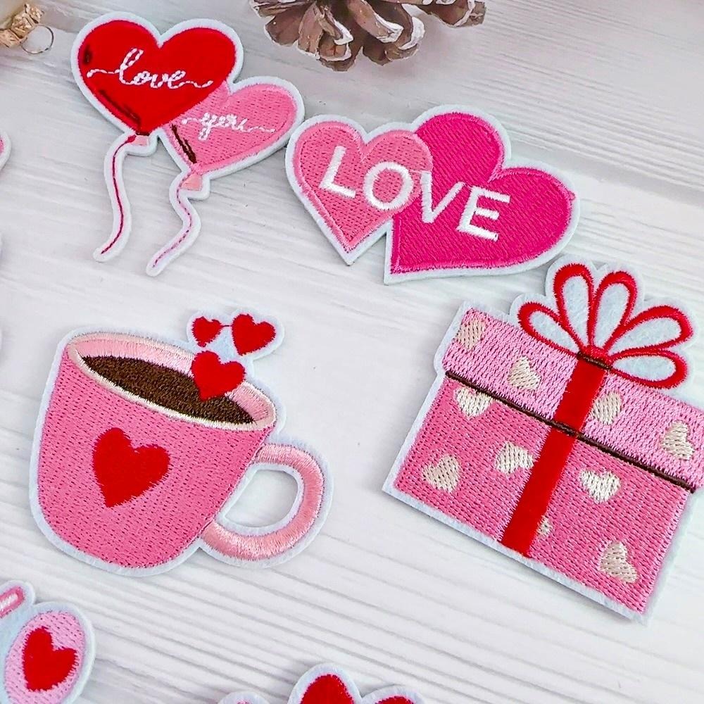 【皮卡布】i22 愛心 氣球 love xoxo 徽章 布貼 燙布貼 布貼紙 刺繡布貼 熨燙貼 魔鬼氈布章 Patch-細節圖5