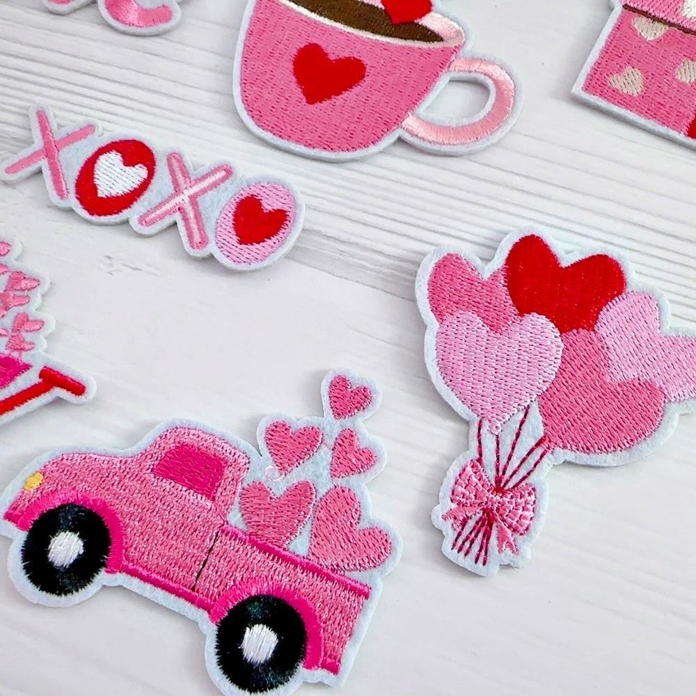 【皮卡布】i22 愛心 氣球 love xoxo 徽章 布貼 燙布貼 布貼紙 刺繡布貼 熨燙貼 魔鬼氈布章 Patch-細節圖7