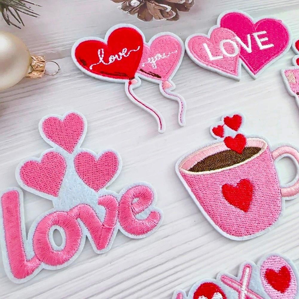 【皮卡布】i22 愛心 氣球 love xoxo 徽章 布貼 燙布貼 布貼紙 刺繡布貼 熨燙貼 魔鬼氈布章 Patch-細節圖8