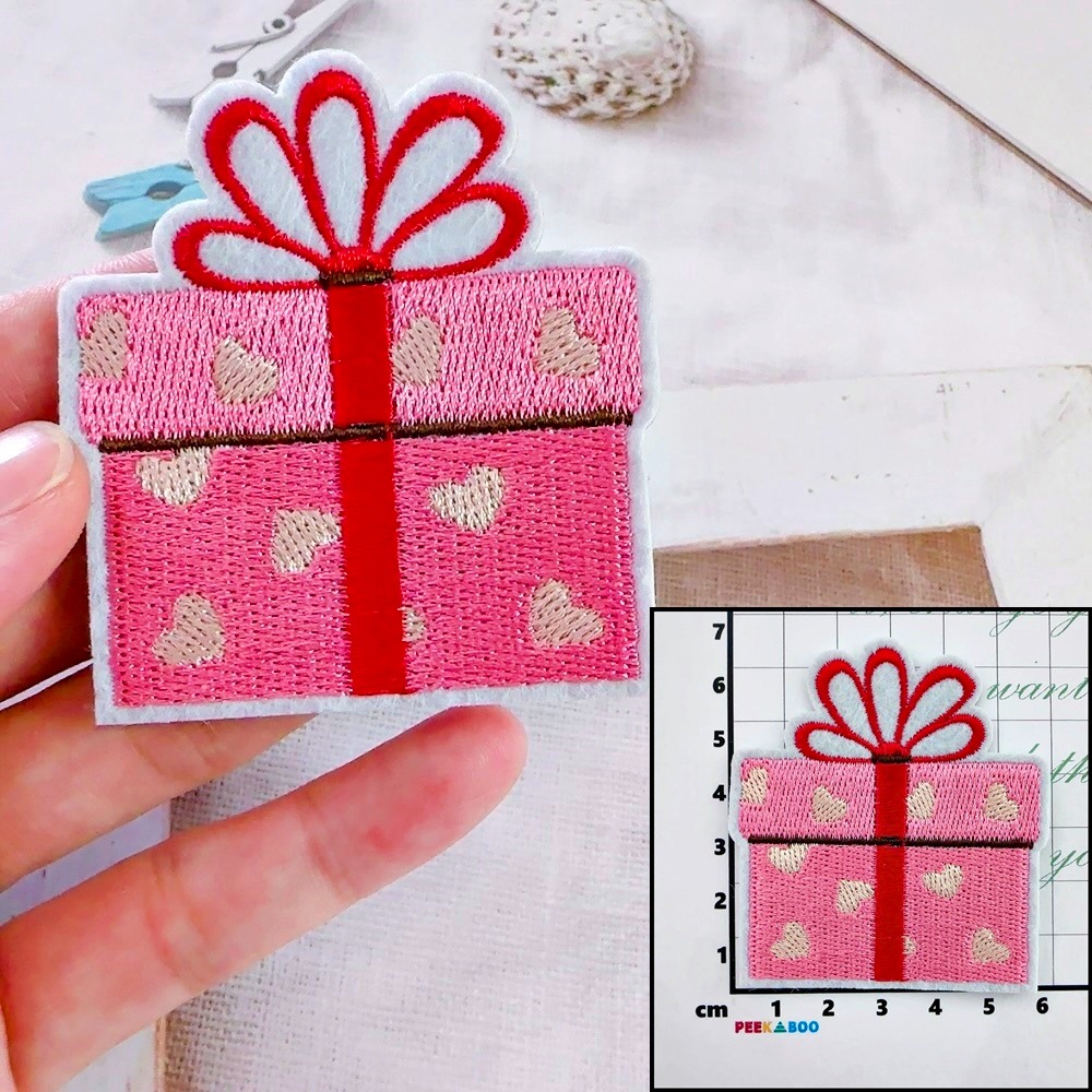 【皮卡布】i22 愛心 氣球 love xoxo 徽章 布貼 燙布貼 布貼紙 刺繡布貼 熨燙貼 魔鬼氈布章 Patch-規格圖8