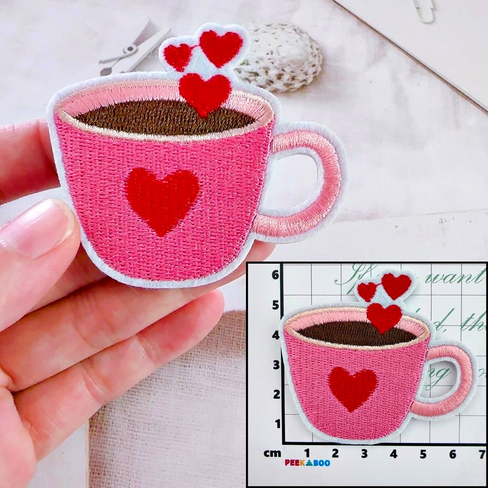 【皮卡布】i22 愛心 氣球 love xoxo 徽章 布貼 燙布貼 布貼紙 刺繡布貼 熨燙貼 魔鬼氈布章 Patch-規格圖8