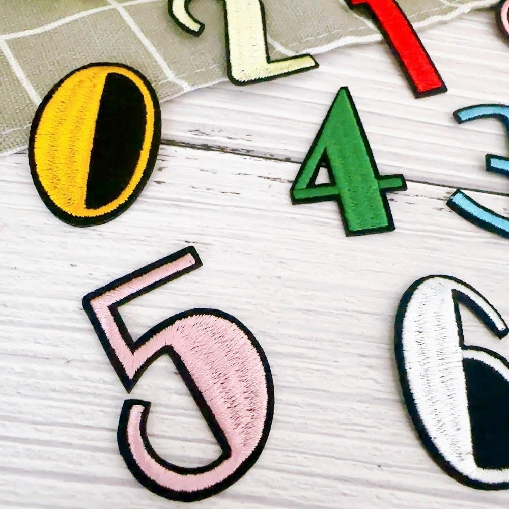 【皮卡布】E18｜數字布貼｜可愛布貼｜臂章｜徽章｜燙布貼｜布貼｜布章｜刺繡布貼｜魔鬼氈布章｜補丁｜Patch｜可愛魔鬼氈-細節圖4