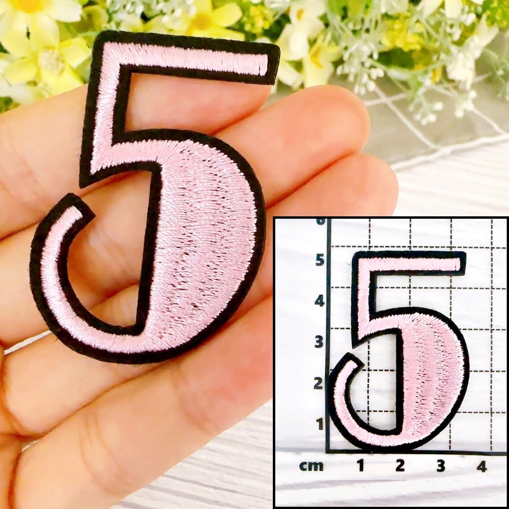 【皮卡布】E18｜數字布貼｜可愛布貼｜臂章｜徽章｜燙布貼｜布貼｜布章｜刺繡布貼｜魔鬼氈布章｜補丁｜Patch｜可愛魔鬼氈-規格圖5