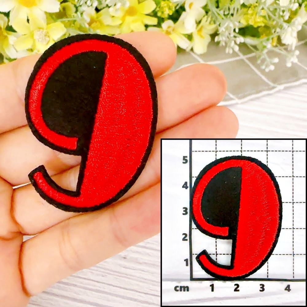 【皮卡布】E18｜數字布貼｜可愛布貼｜臂章｜徽章｜燙布貼｜布貼｜布章｜刺繡布貼｜魔鬼氈布章｜補丁｜Patch｜可愛魔鬼氈-規格圖5