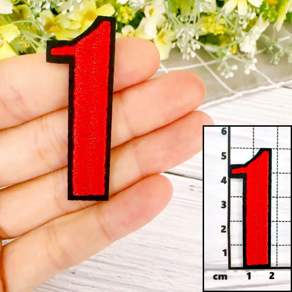 【皮卡布】E18｜數字布貼｜可愛布貼｜臂章｜徽章｜燙布貼｜布貼｜布章｜刺繡布貼｜魔鬼氈布章｜補丁｜Patch｜可愛魔鬼氈-規格圖5