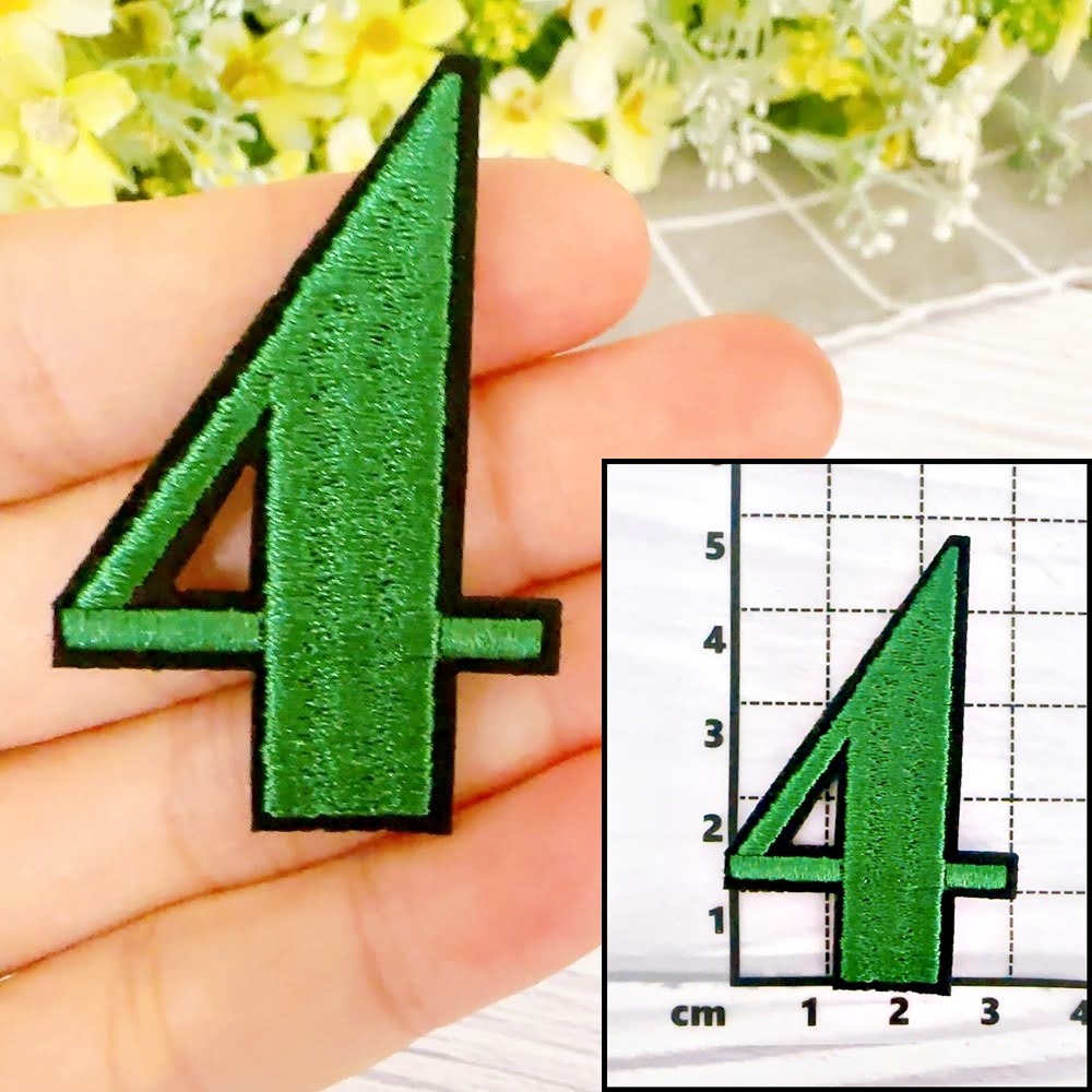 【皮卡布】E18｜數字布貼｜可愛布貼｜臂章｜徽章｜燙布貼｜布貼｜布章｜刺繡布貼｜魔鬼氈布章｜補丁｜Patch｜可愛魔鬼氈-規格圖5