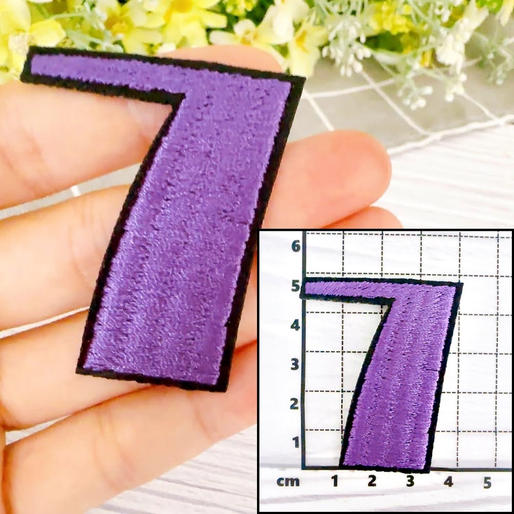【皮卡布】E18｜數字布貼｜可愛布貼｜臂章｜徽章｜燙布貼｜布貼｜布章｜刺繡布貼｜魔鬼氈布章｜補丁｜Patch｜可愛魔鬼氈-規格圖5