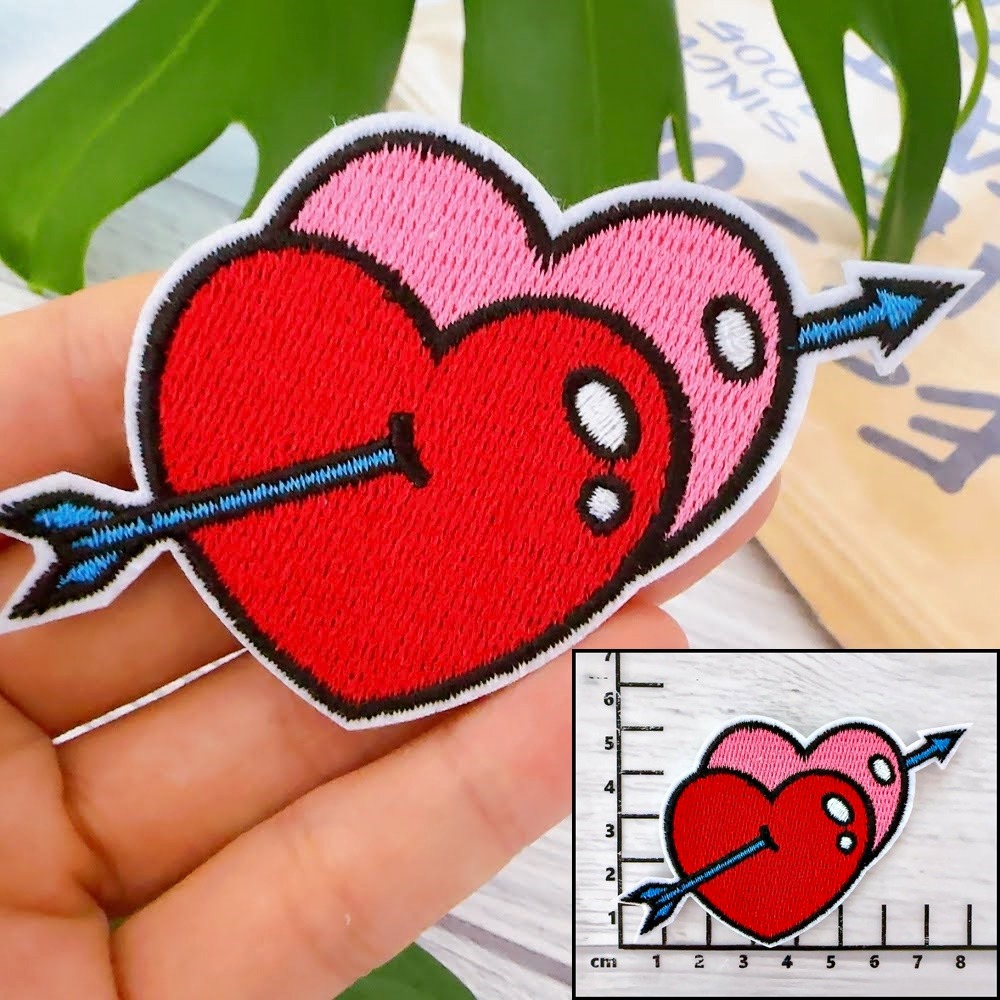 【皮卡布】微笑布貼 布章 臂章布貼 刺繡布章 徽章 刺繡貼布 熨燙貼 燙布貼 Patch  補丁貼 魔鬼氈布章 魔術氈-規格圖5