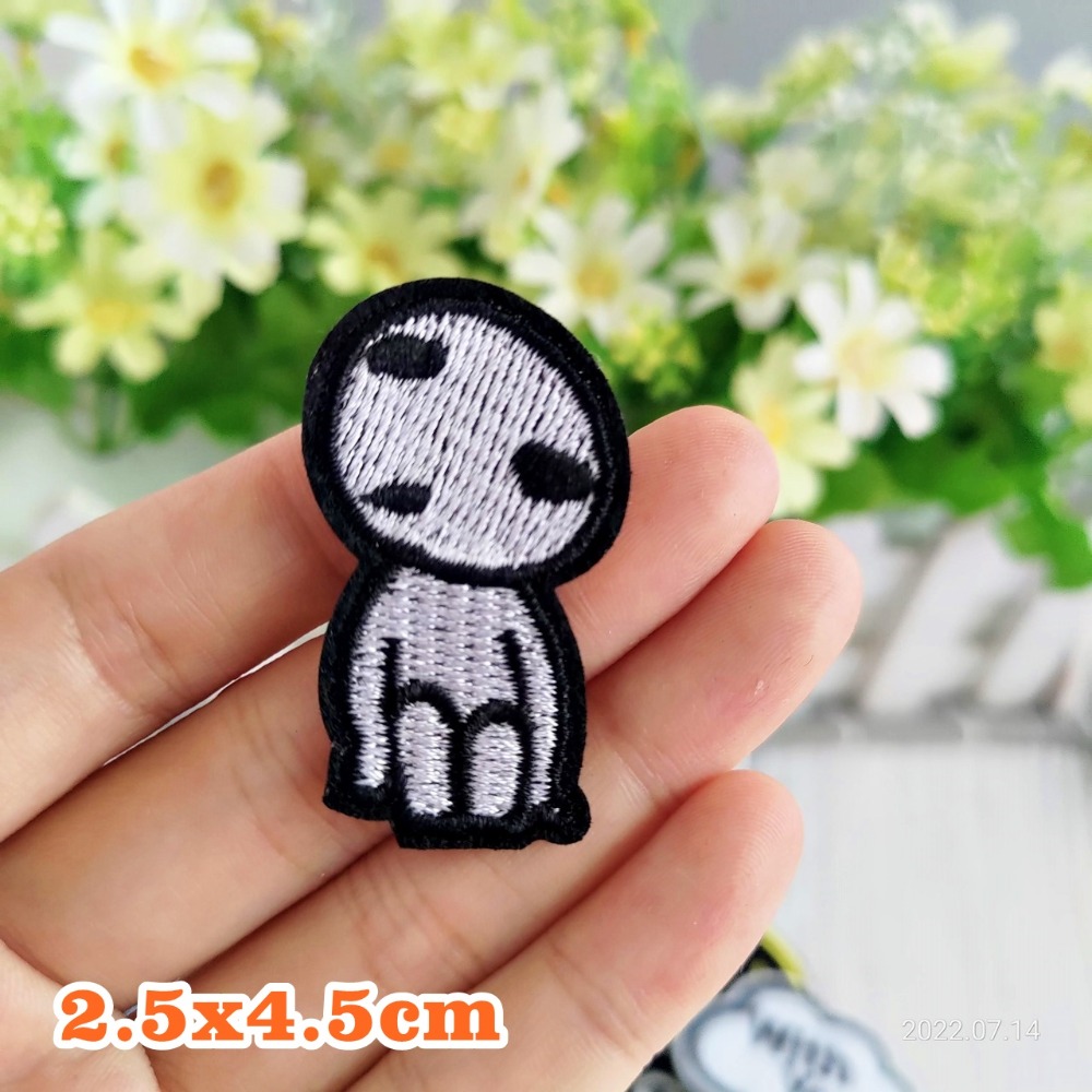 【皮卡布】K3  鬍子 布貼 裝飾 布章 臂章燙 刺繡燙布貼 徽章 刺繡布貼 補丁補破洞 熨燙貼 熨燙布貼 Patch-規格圖1