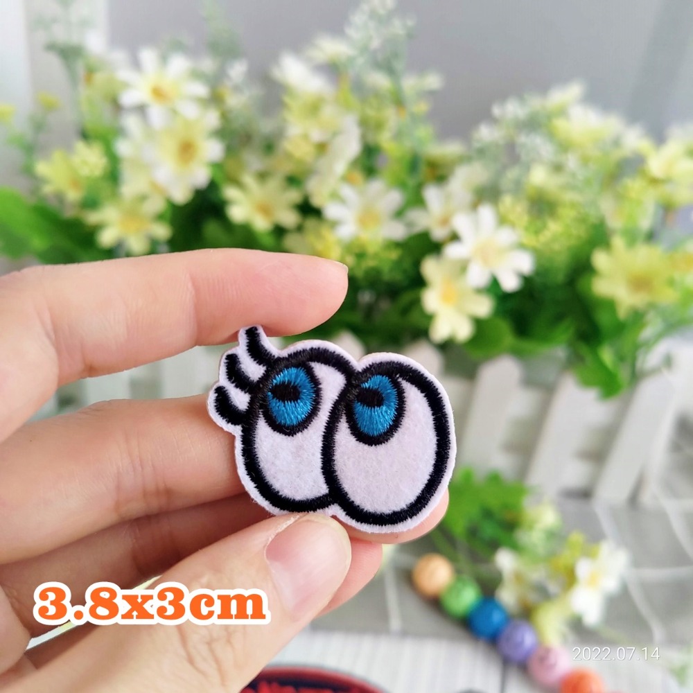 【皮卡布】K5 櫻桃 布貼 裝飾 布章 臂章燙 刺繡燙布貼 徽章 刺繡布貼 補丁補破洞  熨燙貼  熨燙布貼 Patch-規格圖1