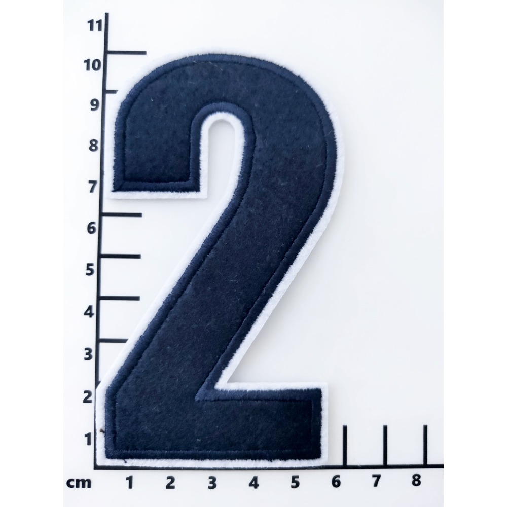 【皮卡布】E10-  黑色大數字布貼 布貼 臂章燙 刺繡燙布貼 徽章 刺繡布貼 補丁 燙貼布 熨燙布貼 魔鬼氈布章-規格圖2