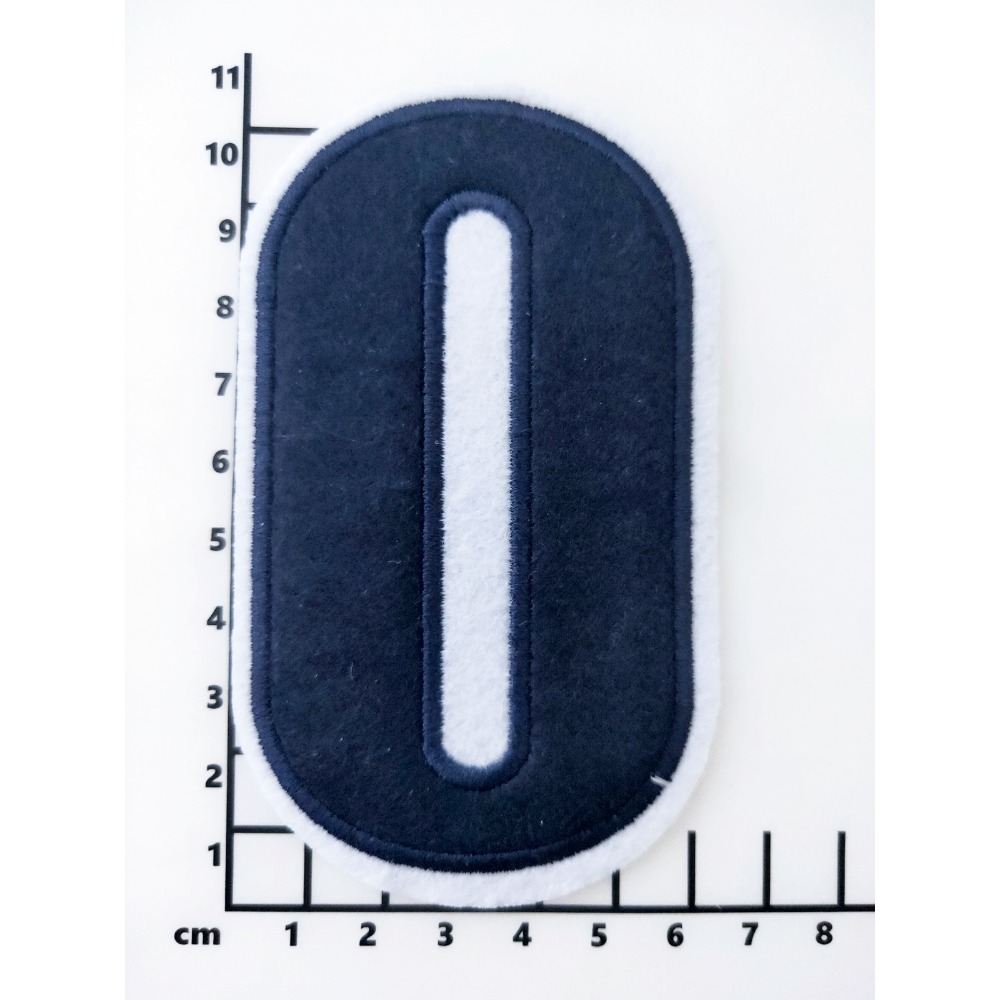 【皮卡布】E10-  黑色大數字布貼 布貼 臂章燙 刺繡燙布貼 徽章 刺繡布貼 補丁 燙貼布 熨燙布貼 魔鬼氈布章-規格圖2