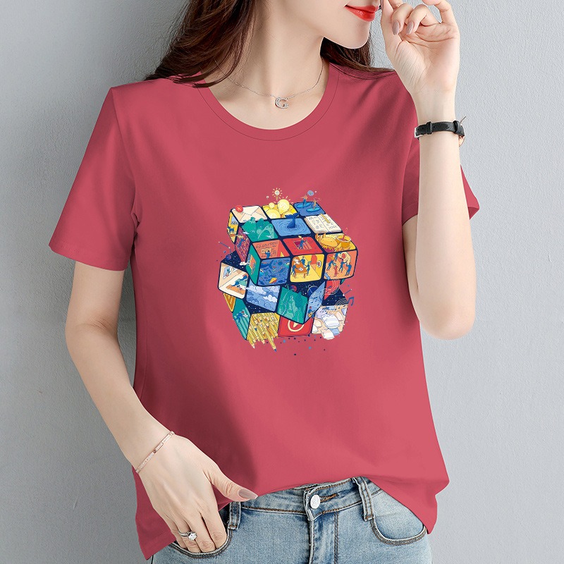 【皮卡布】熱轉印貼紙 S-B9 魔術方塊 熱熨燙貼  手工diy  熱轉印燙畫 燙畫貼-細節圖5