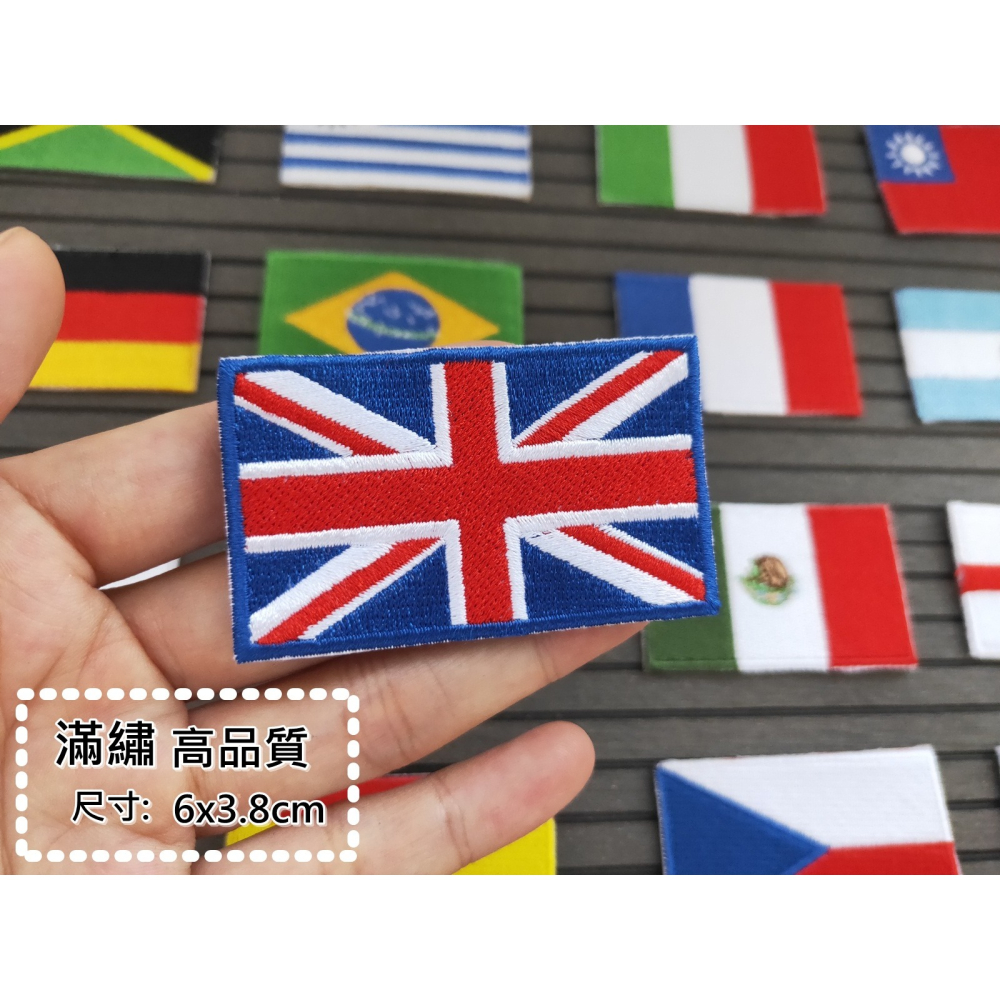 【皮卡布】Y1 滿繡 臂章 台灣國旗 國旗臂章  魔術貼 PATCH 國旗布貼 熨燙徽章 刺繡布貼 魔鬼氈布章 FLAG-細節圖4