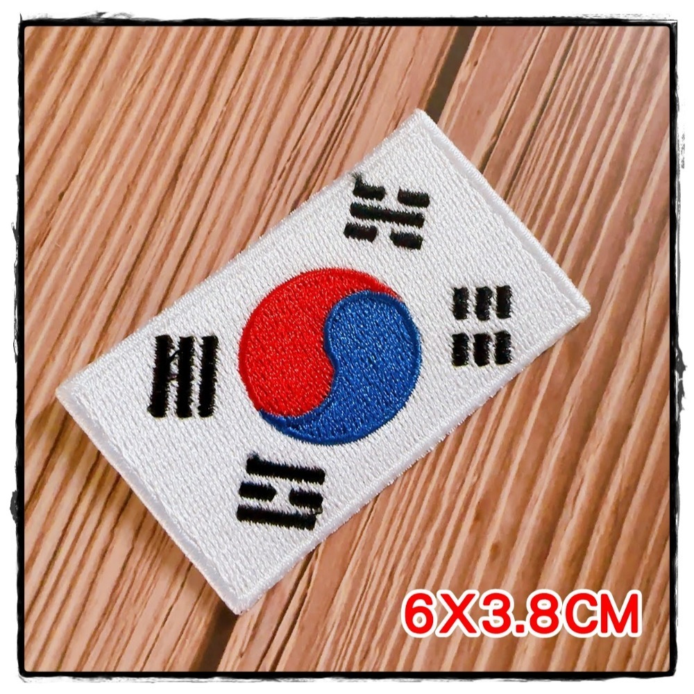 【皮卡布】Y1滿繡 國旗布貼 國旗 台灣 國旗臂章 魔術貼 燙布貼 熨燙徽章 刺繡布貼 魔鬼氈布章 PATCH FLAG-規格圖5