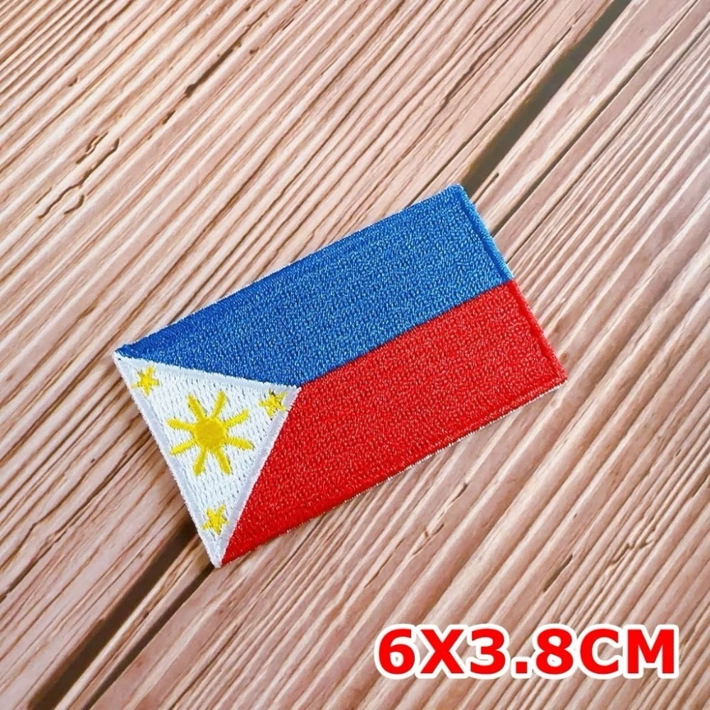 【皮卡布】Y1滿繡 國旗布貼 國旗 台灣 國旗臂章 魔術貼 燙布貼 熨燙徽章 刺繡布貼 魔鬼氈布章 PATCH FLAG-規格圖5