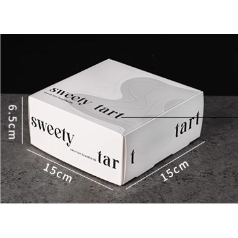 Amy烘焙網:5套入~附繩附吊卡4格蛋塔包裝盒/4格泡芙盒/檸檬塔可麗露杯子蛋糕包裝盒/大福包裝盒/手工餅乾包裝盒-細節圖4