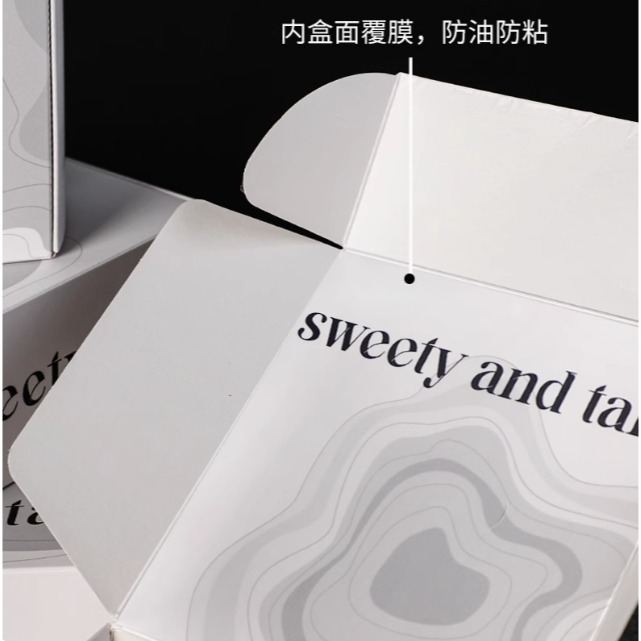 Amy烘焙網:5套入~附繩附吊卡4格蛋塔包裝盒/4格泡芙盒/檸檬塔可麗露杯子蛋糕包裝盒/大福包裝盒/手工餅乾包裝盒-細節圖9