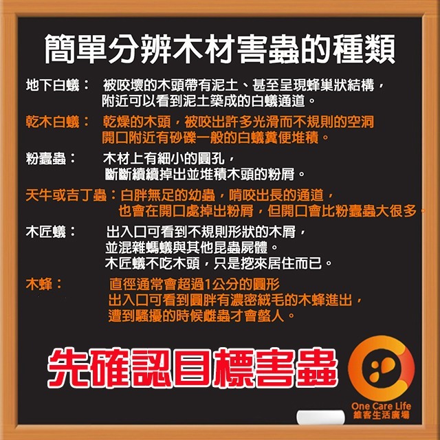 【現貨供應+電子發票】白蟻藥 蛀蟲藥 護木靈 1公升 台灣製品質有保障木料DIY產品 防治 蛀蟲,粉囊蟲 白蟻 木蠹蟲-細節圖7