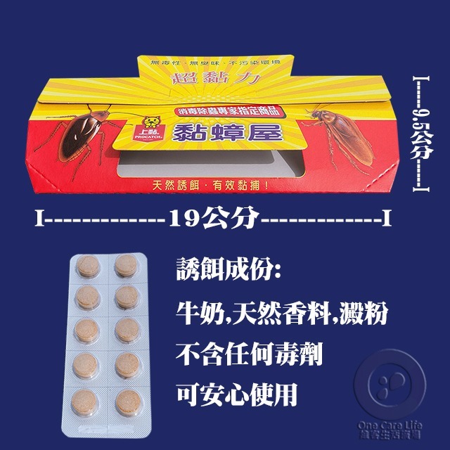 【現貨供應+電子發票】上黏 黏蟑屋 蟑螂屋 10入裝 捕蟑盒 尚介黏 金黏 蟑螂誘捕 專業黏蟑 安全無毒 殺蟑 滅蟑-細節圖2