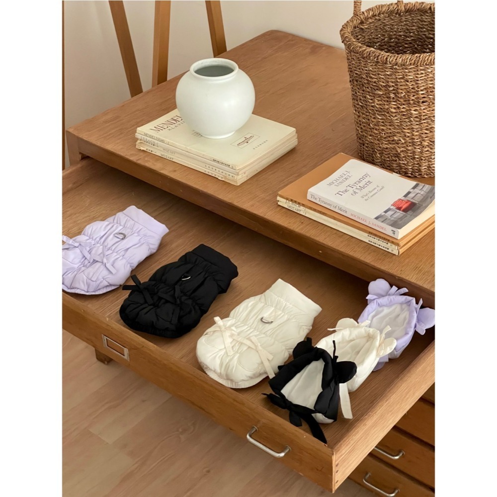 超可愛輕薄芭蕾羽絨衣套裝-細節圖2