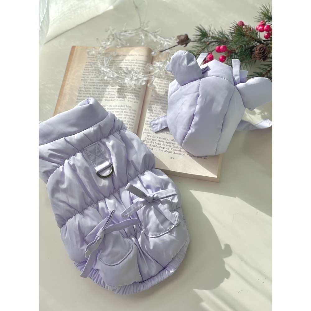 超可愛輕薄芭蕾羽絨衣套裝-細節圖8