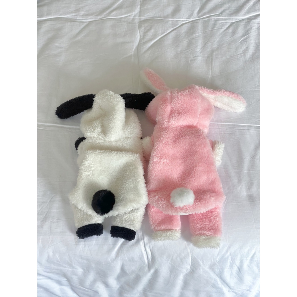 愛心法蘭絨連身衣-細節圖4