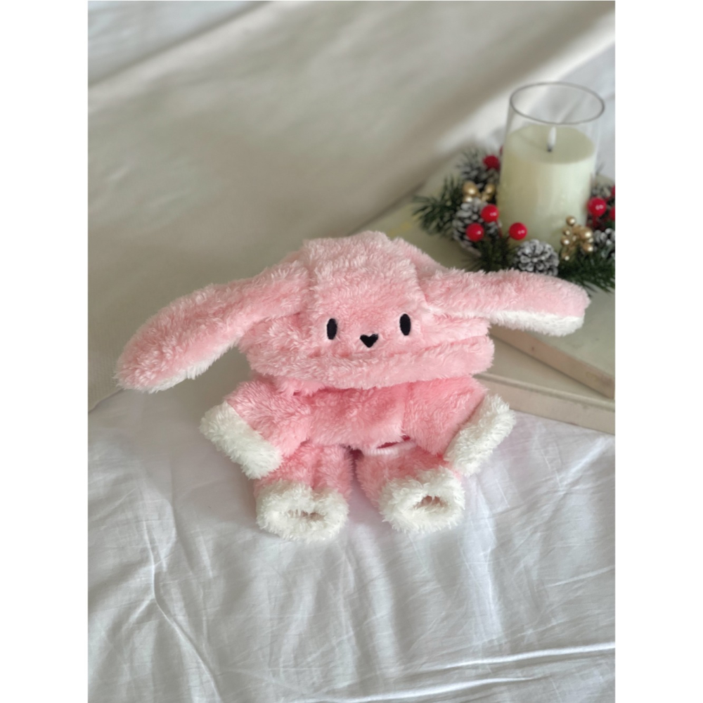 愛心法蘭絨連身衣-細節圖7