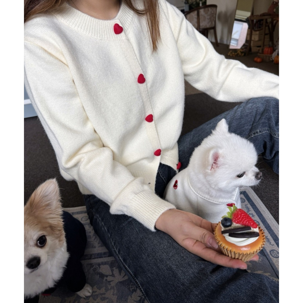 素色愛心萌寵衣-細節圖7