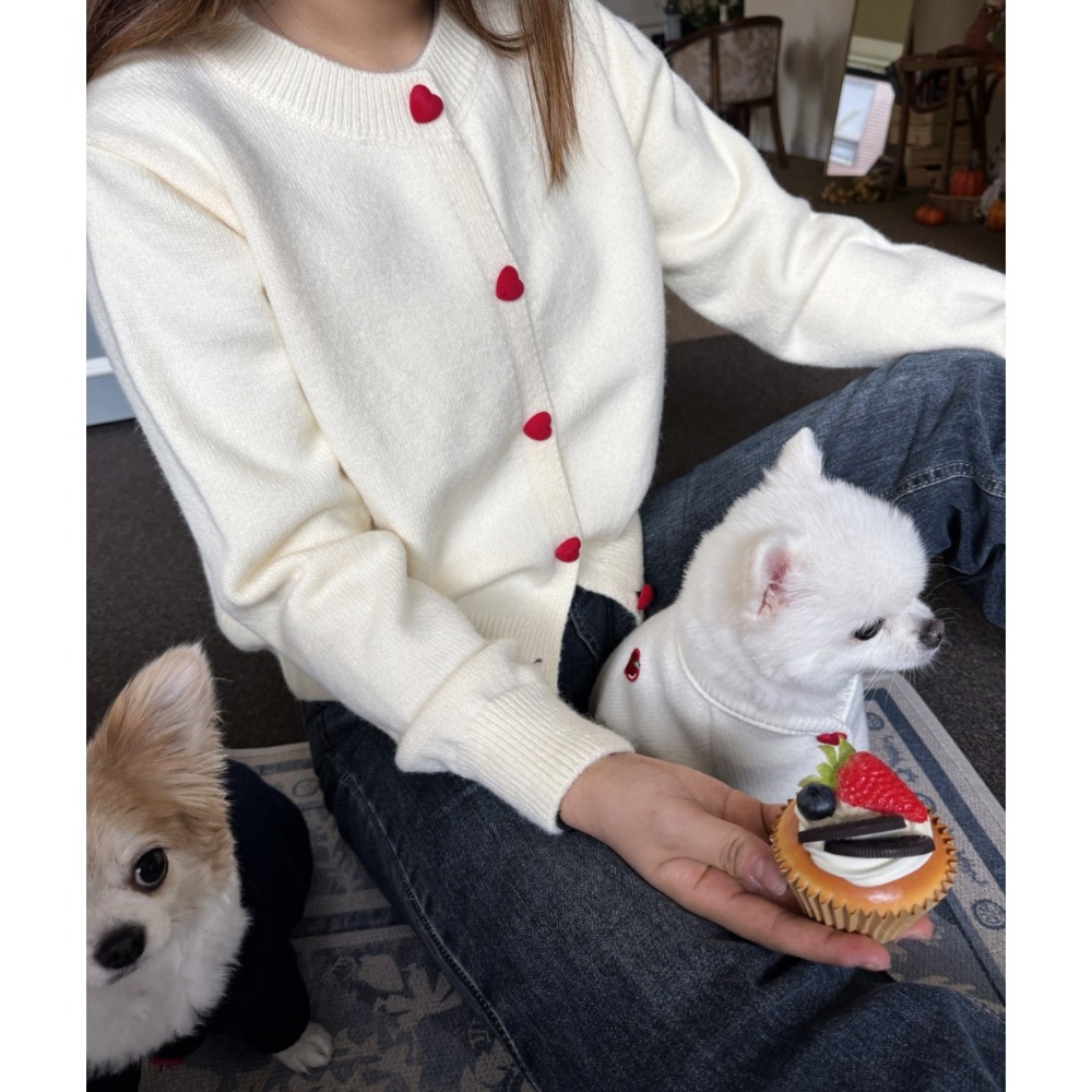 素色愛心萌寵衣-規格圖9