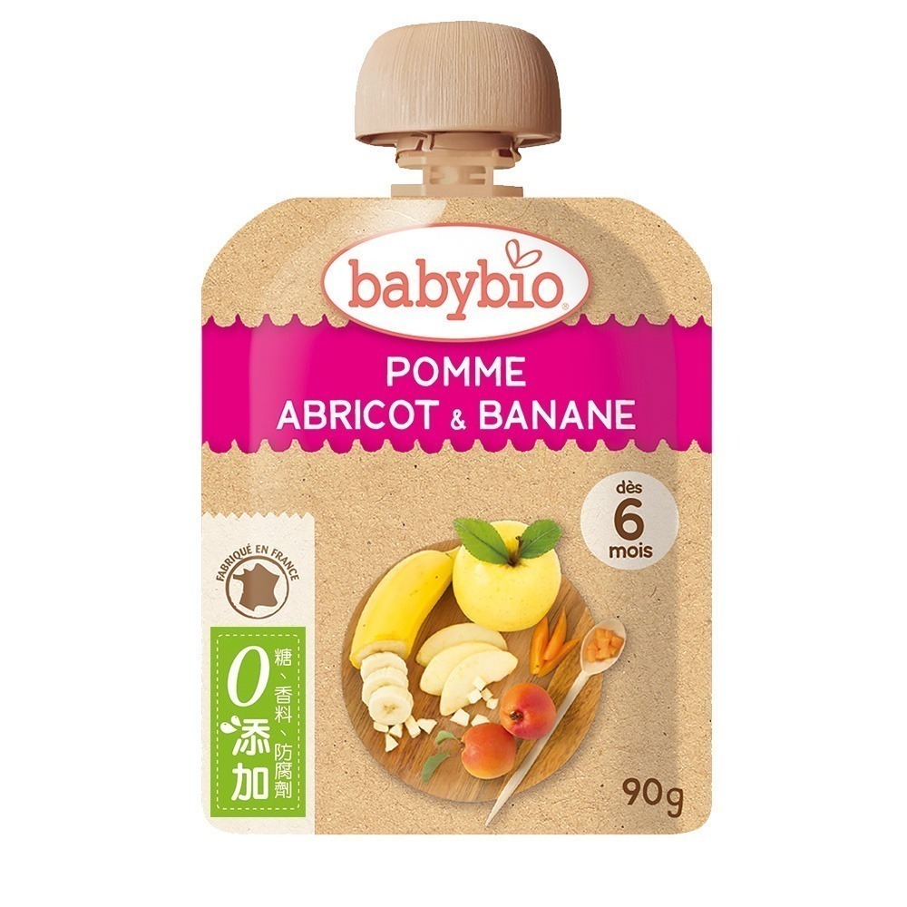 法國Babybio 生機纖果泥系列90g  6m+-規格圖5