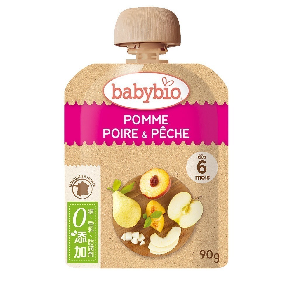 法國Babybio 生機纖果泥系列90g  6m+-規格圖5