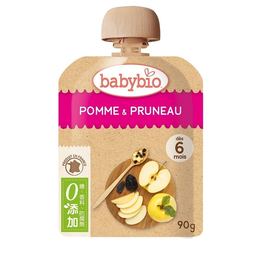 法國Babybio 生機纖果泥系列90g  6m+-規格圖5