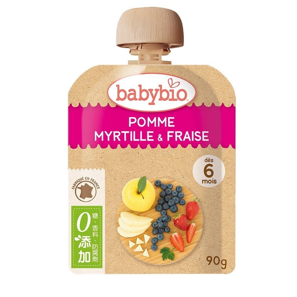 法國Babybio 生機纖果泥系列90g  6m+-規格圖5