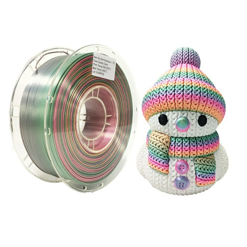 PINRUI [工廠直營] 絲綢彩虹 PLA 1.75mm 1公斤 3d列印耗材 台灣現貨-細節圖3