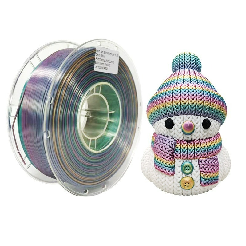 PINRUI [工廠直營] 絲綢彩虹 PLA 1.75mm 1公斤 3d列印耗材 台灣現貨-細節圖4