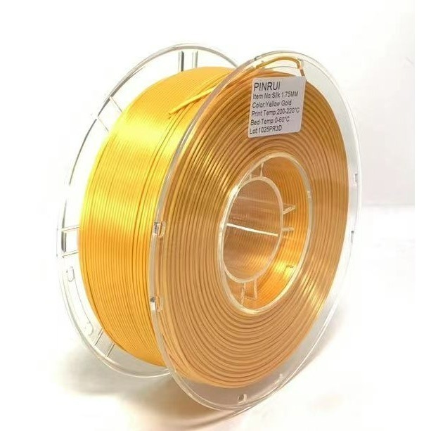 PINRUI [工廠直營] 絲綢黃金 PLA 1.75mm 1公斤  3d列印線材 台灣現貨-規格圖1