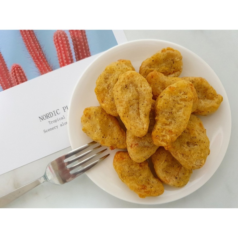 [饗漾記嚴選]黑胡椒雞塊-脆香嫩雞塊-美式雞塊-黃金香酥-炸雞 - 早餐小點心- 冷凍食品-細節圖2