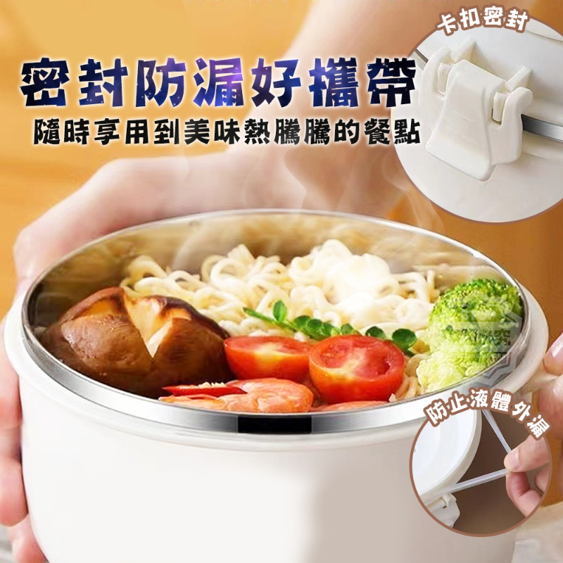 太空梭SUS304不鏽鋼雙層餐盒-細節圖2