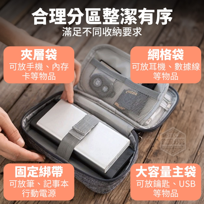 大容量超能裝分層隨身收納包-細節圖2