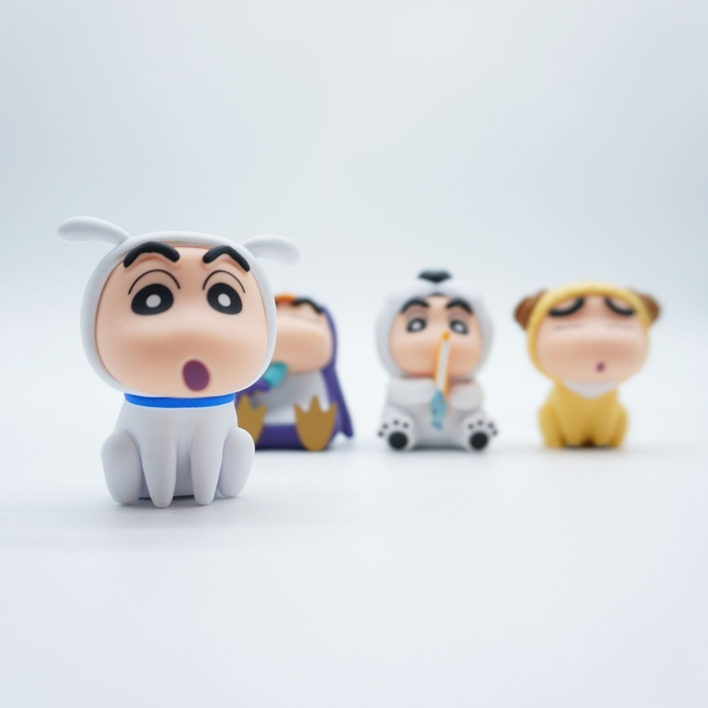 蠟筆小新動物公仔4入組-細節圖2