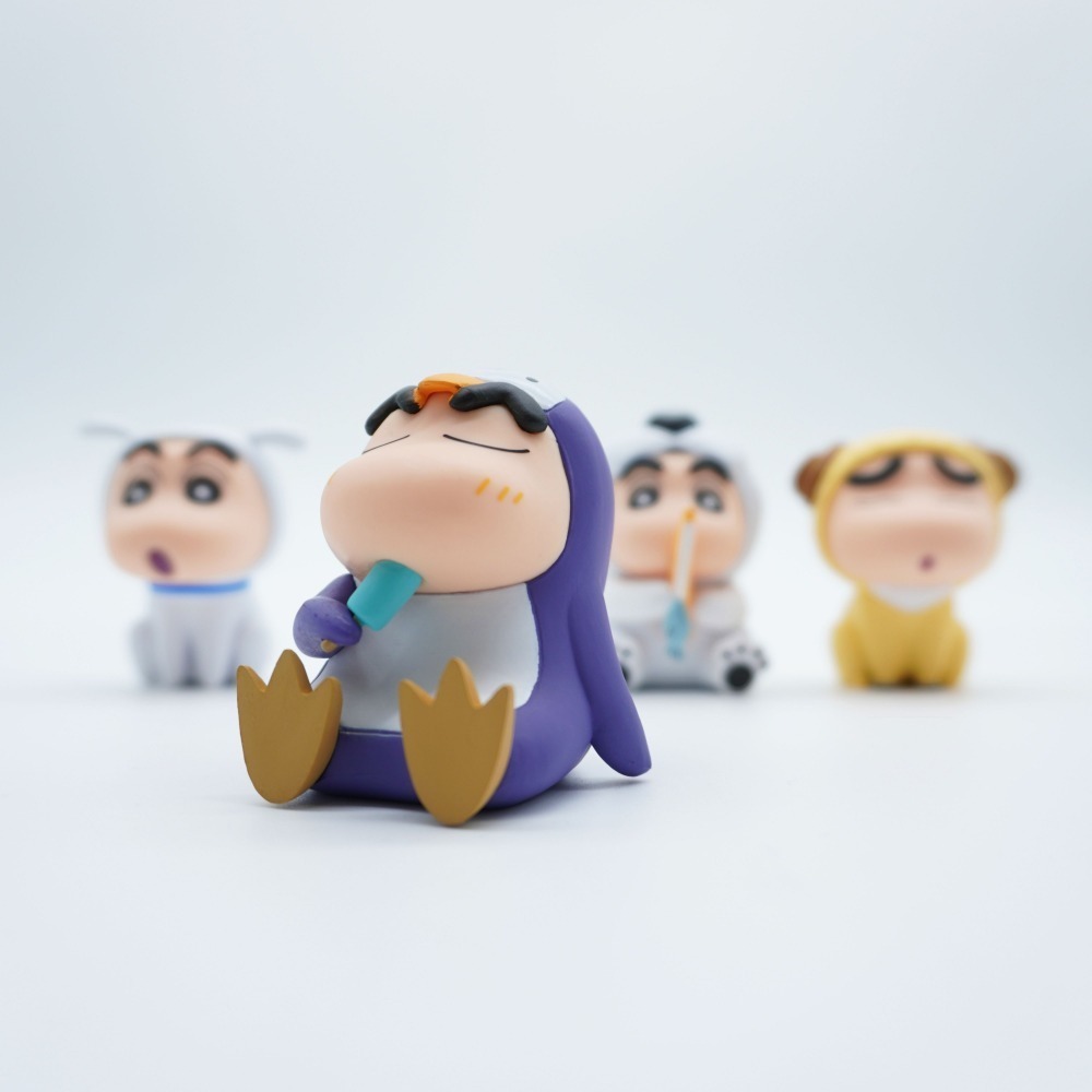 蠟筆小新動物公仔4入組-細節圖3