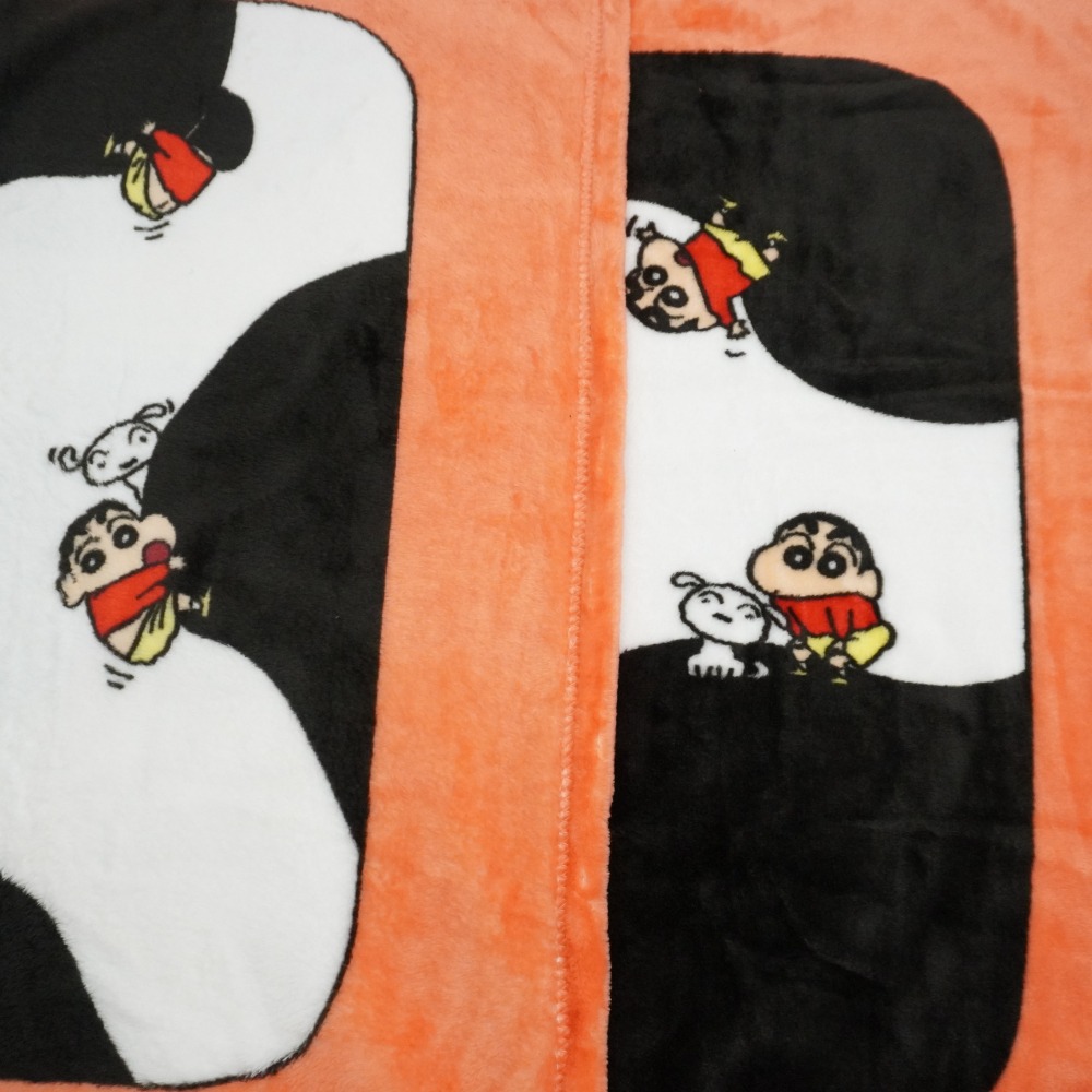 蠟筆小新毛毯(乳牛)-細節圖2