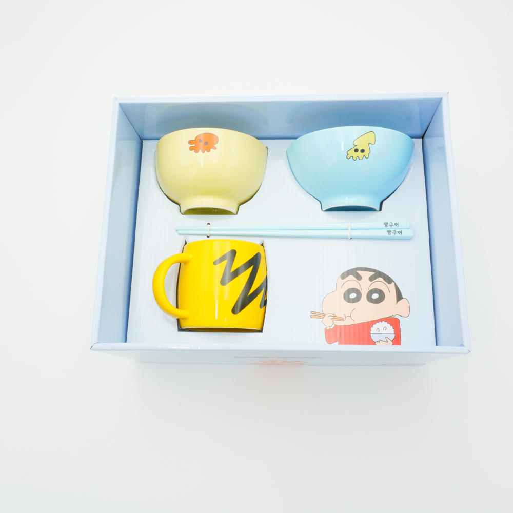 蠟筆小新餐具組-細節圖3