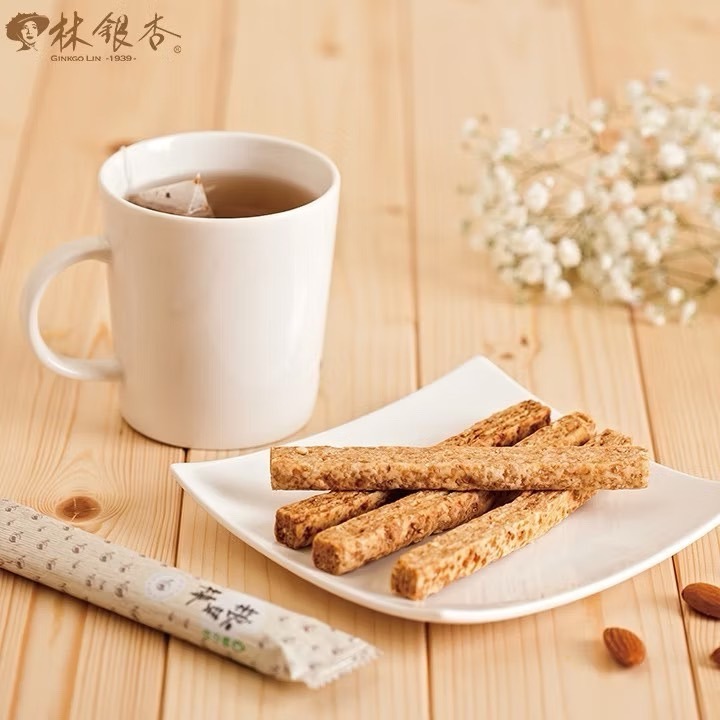 沐尼 X 林銀杏粮芽棒共享盒-杏仁口味448g 餅乾棒 穀物棒 拌手禮 辦公室下午茶-細節圖2