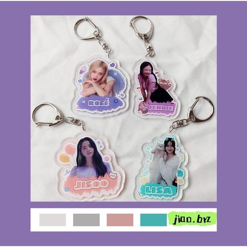 【覺JIAO】壓克力吊飾☛ BLACKPINK 周邊 Lisa Jennie Jisoo Rose 周邊 BP 鑰匙圈-細節圖2