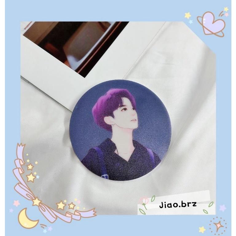 【覺JIAO】韓星☛ BTS 柾國  軟膠杯墊 杯墊 飯繪  Q版 周邊 可愛 明星 防彈少年團-細節圖3